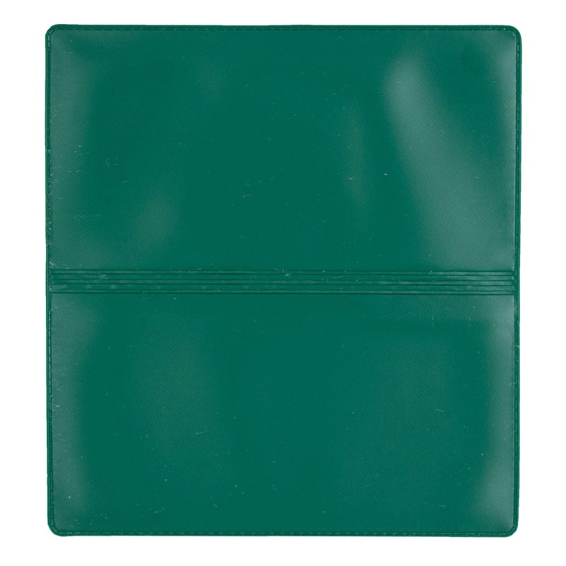 CAROUSELCHECKS Forest Green Vinyl Checkbook Cover, Top Tear Personal Vinyl Checkbook Cover - Image 4